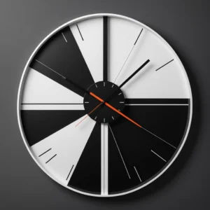 A picture of a clock that is representative of how makeup artists are under the pressure of time 