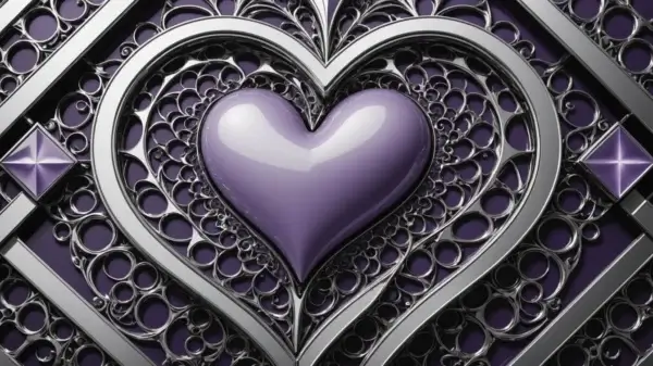 Ornate heart design representing self-love, identity, and elevated beauty experience